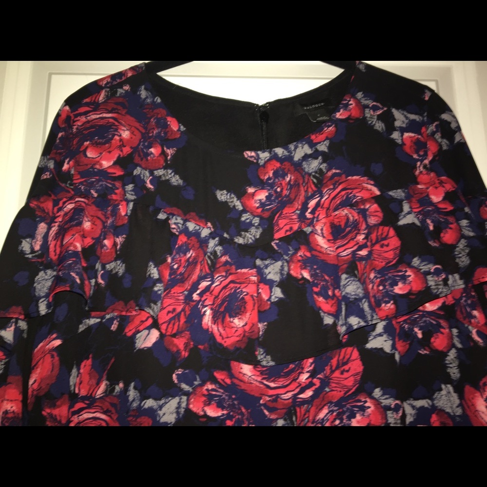 Halogen Ruffle Shirt Dress - Picture 4 of 7